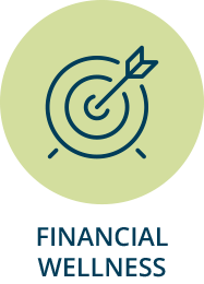 Icon of target for financial wellness